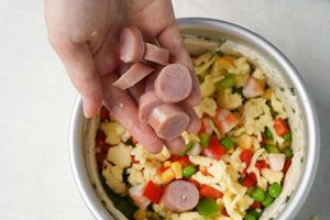 快手早餐 | 杂蔬厚蛋烧的做法 步骤9