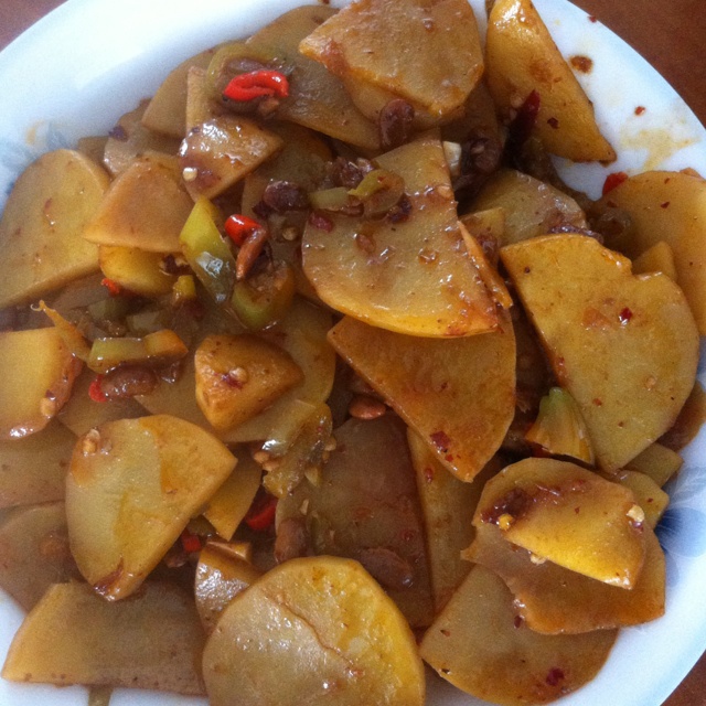 回锅土豆片（老干妈版）