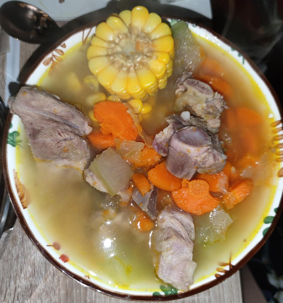 冬瓜排骨汤，夏天的味道