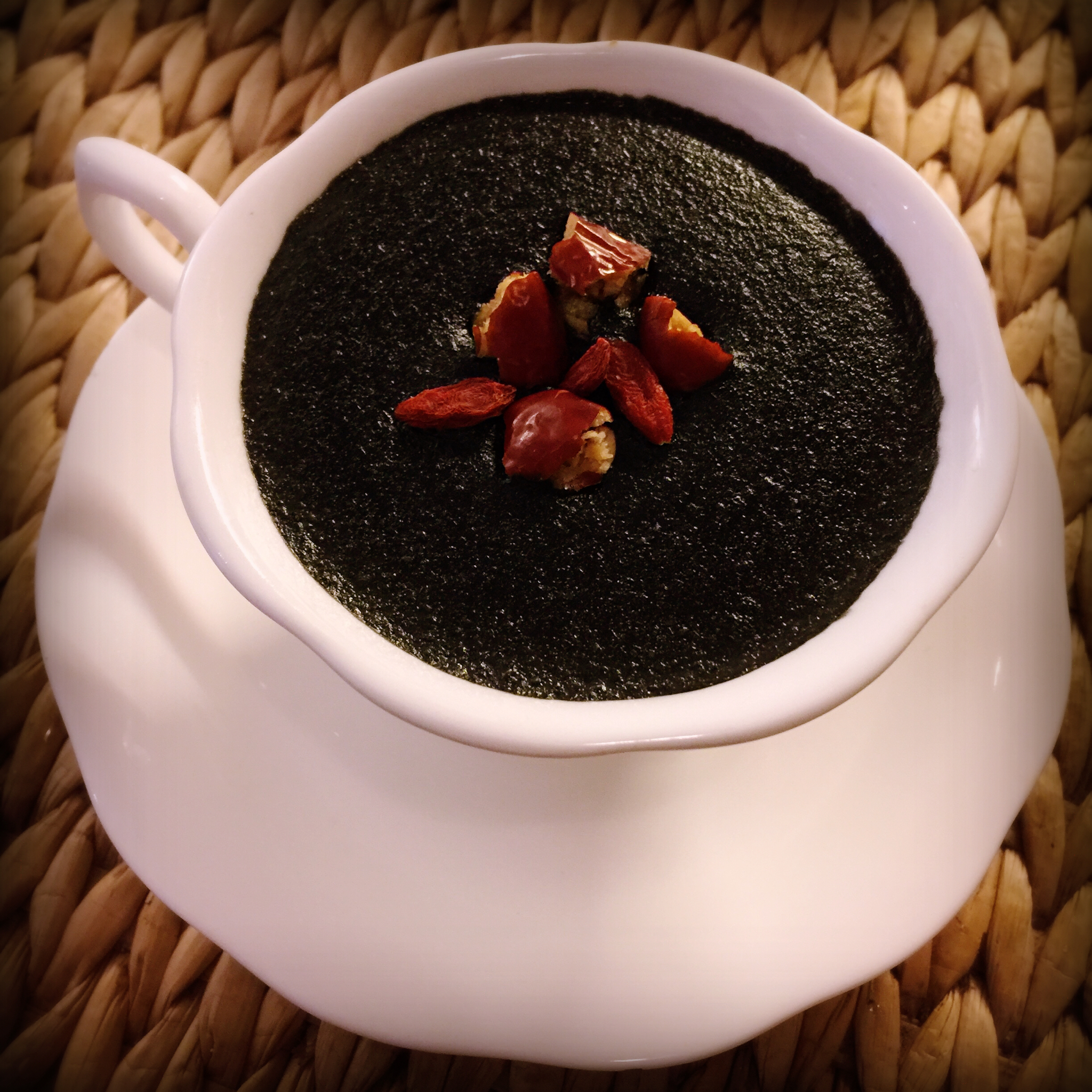 豆浆机版黑米核桃芝麻糊