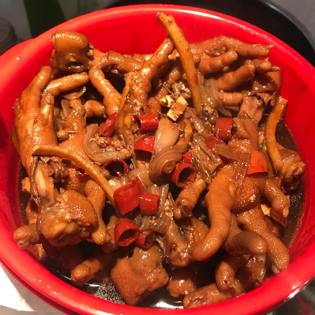 香辣卤鸡爪