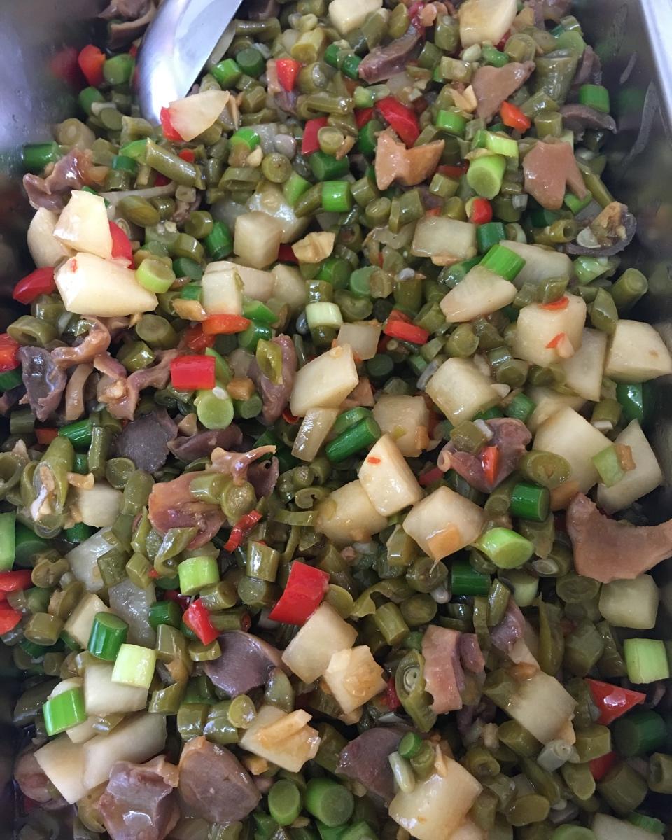 肉沫豆角下饭菜