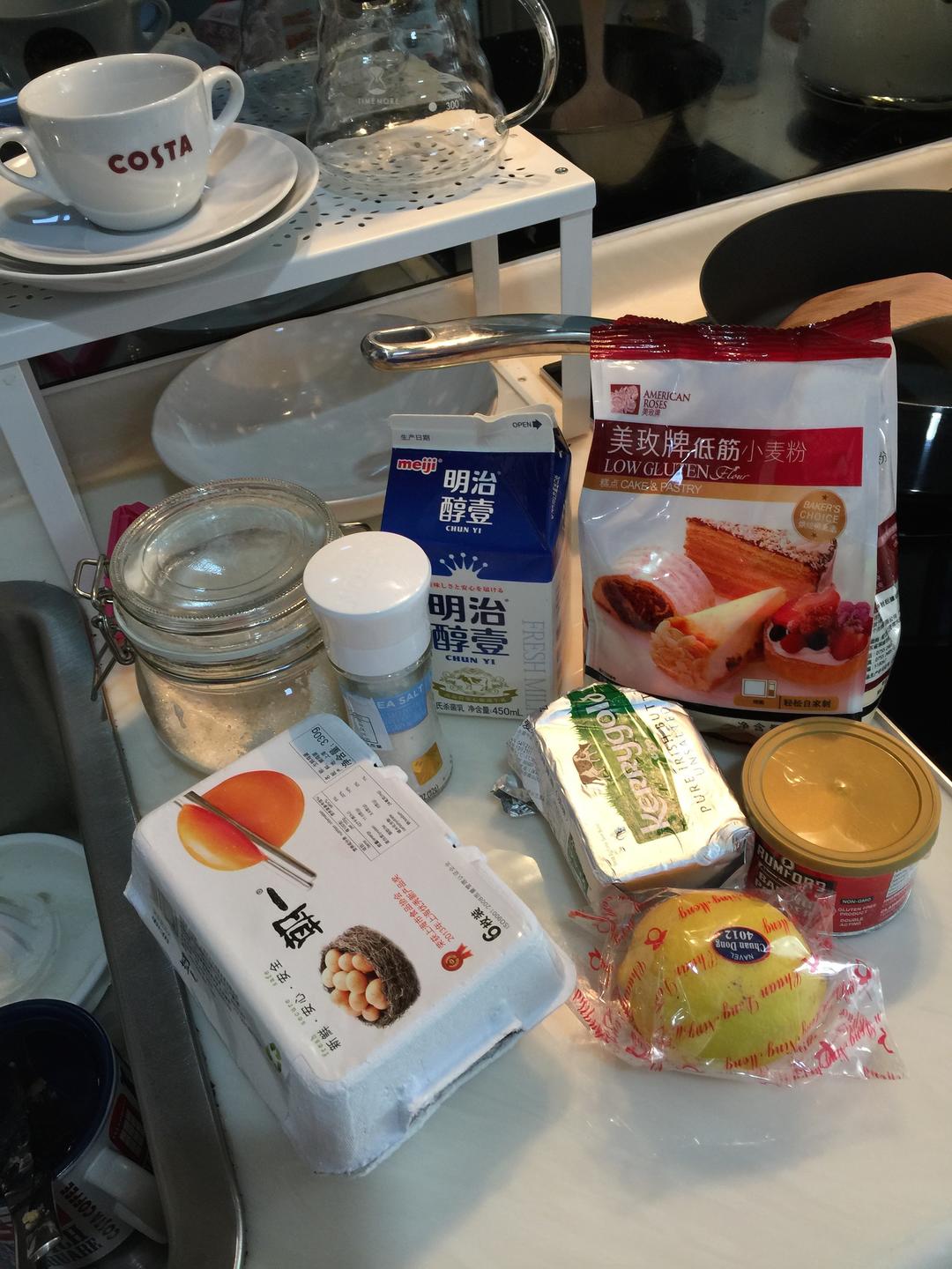 纯奶手撕吐司的做法 步骤1