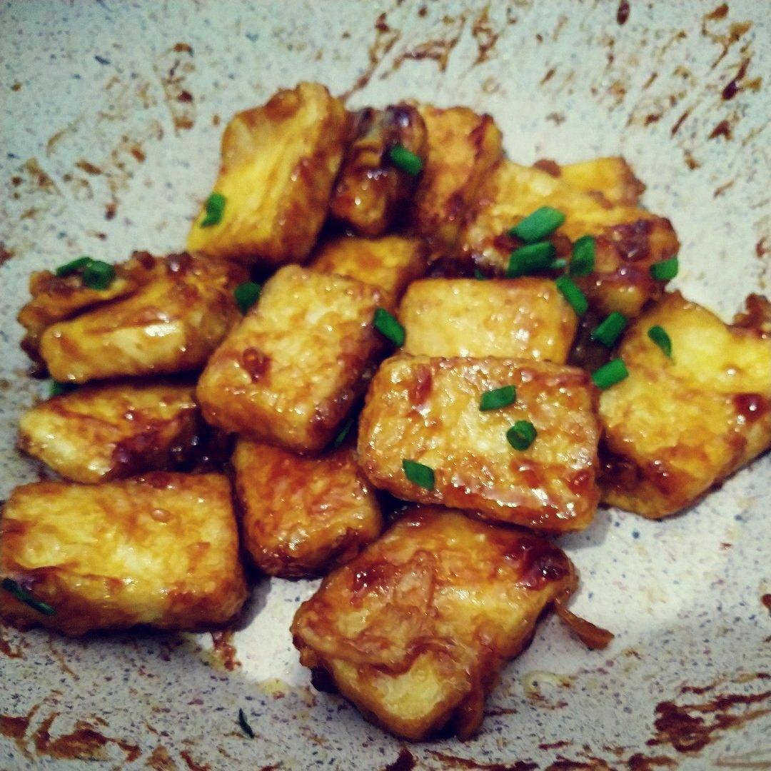 无敌好吃的香煎豆腐