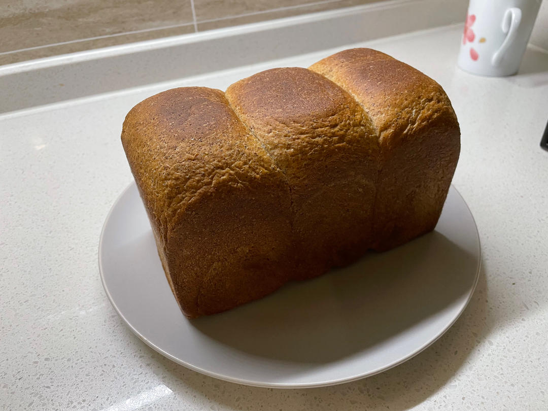 全家都爱吃的健康全麦吐司，新手也能做