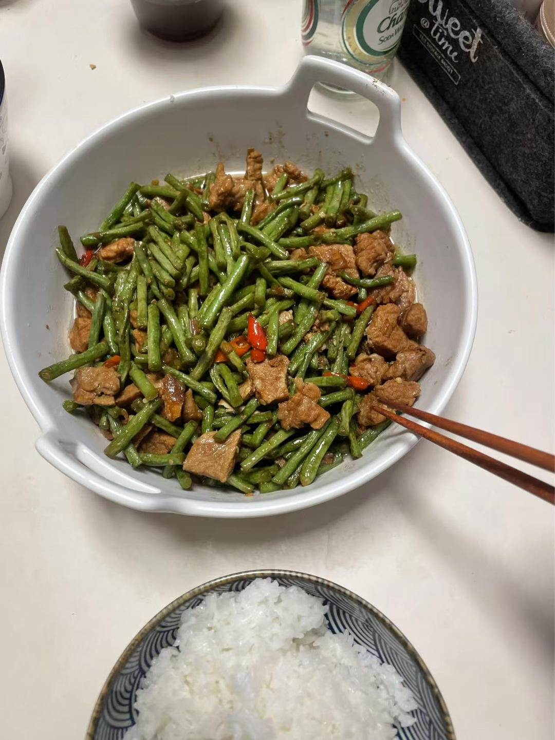 豇豆豆角炒肉肉