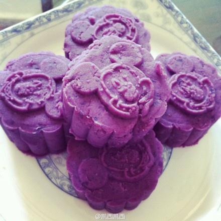 米奇紫薯饼的做法