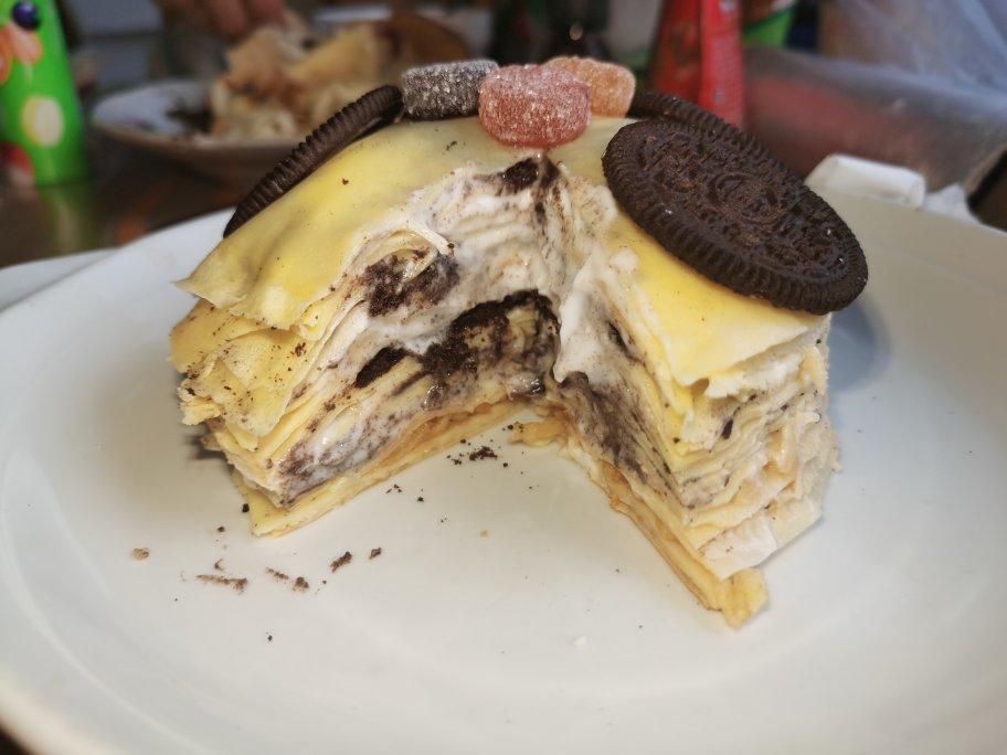 奥利奥可可千层蛋糕