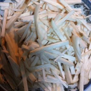 炒米青菜蘑菇粥的做法 步骤2