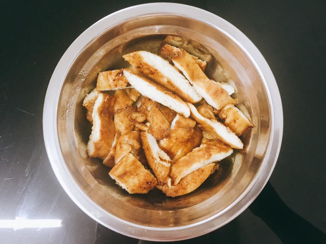 无油煎鸡胸