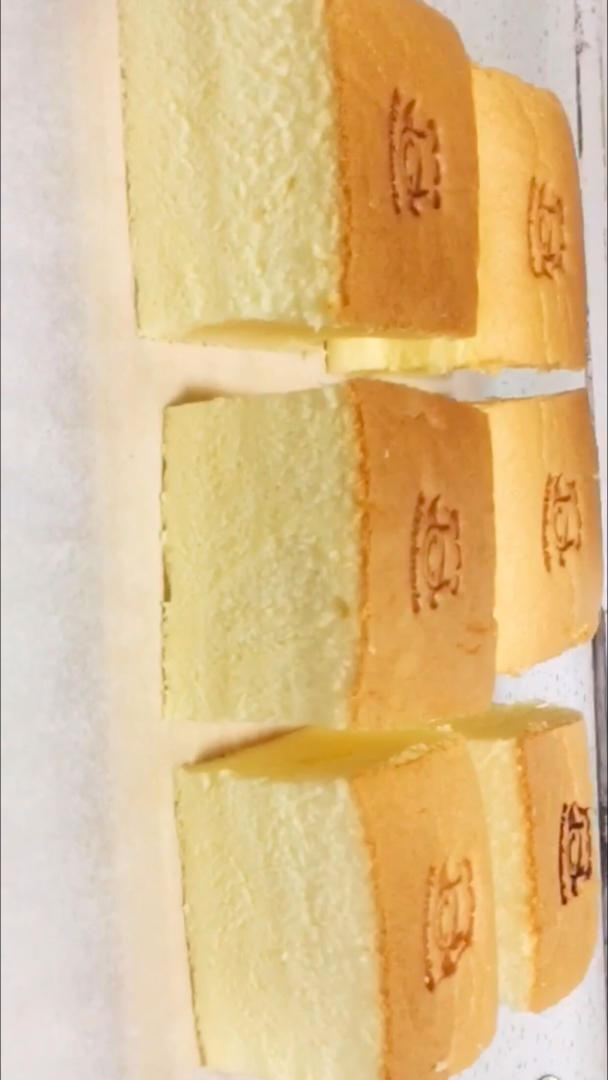 古早味蛋糕....烫面水浴法