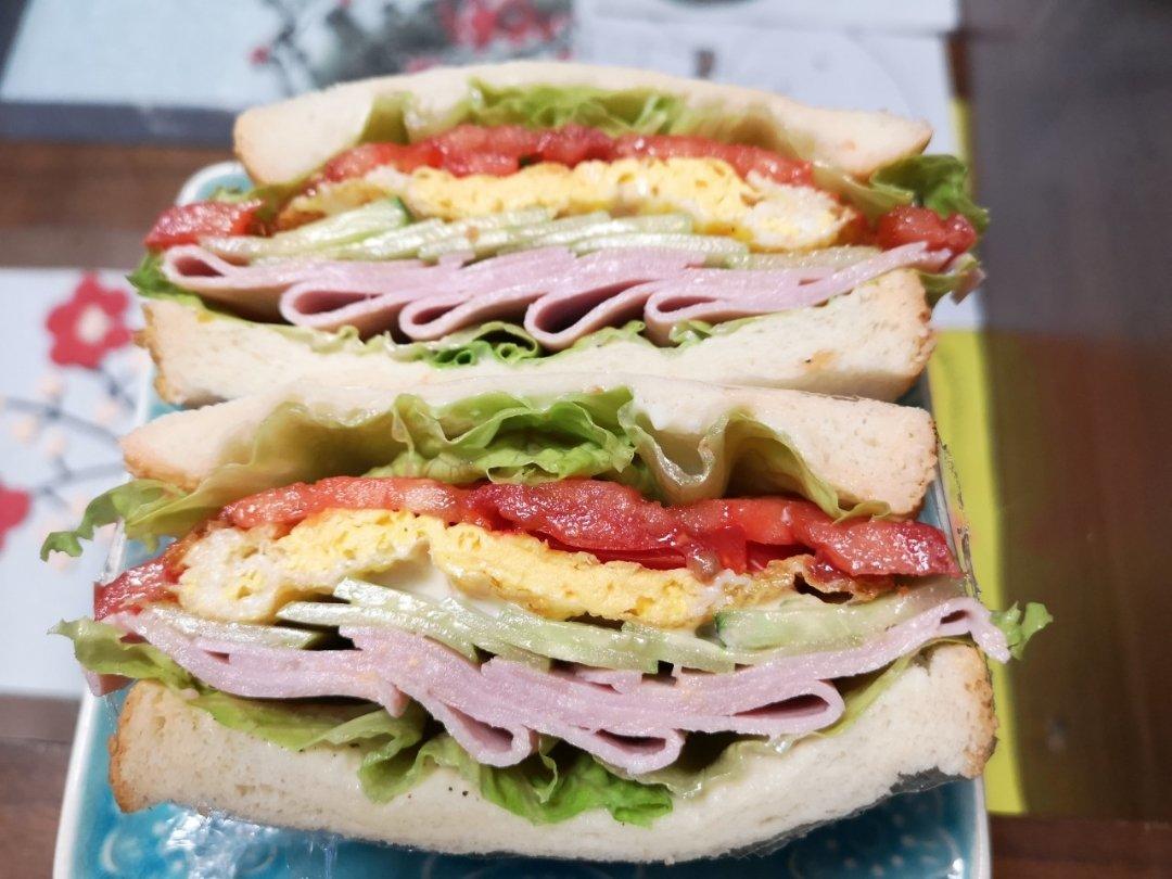 超厚超满足的沼三明治