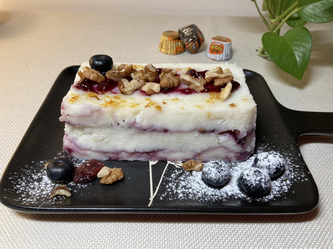 山药蓝莓脆脆糕