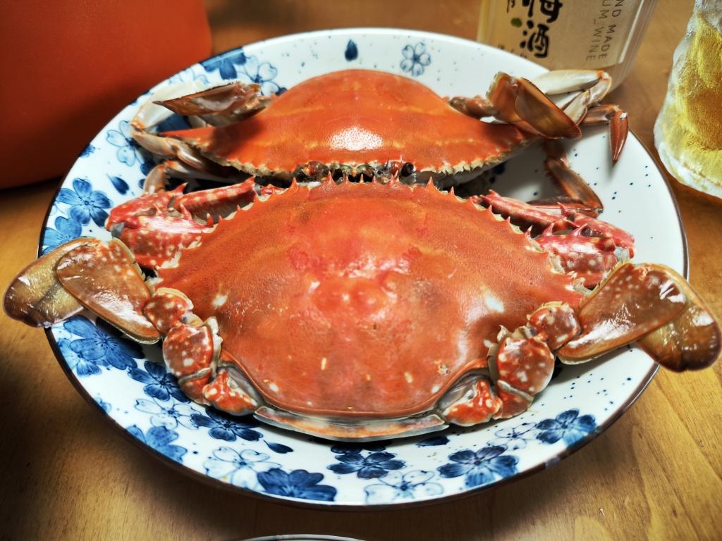 清蒸梭子蟹