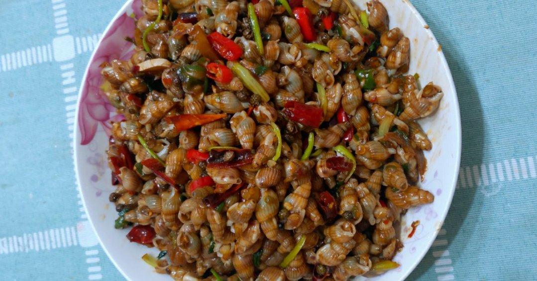 辣炒海螺丝
