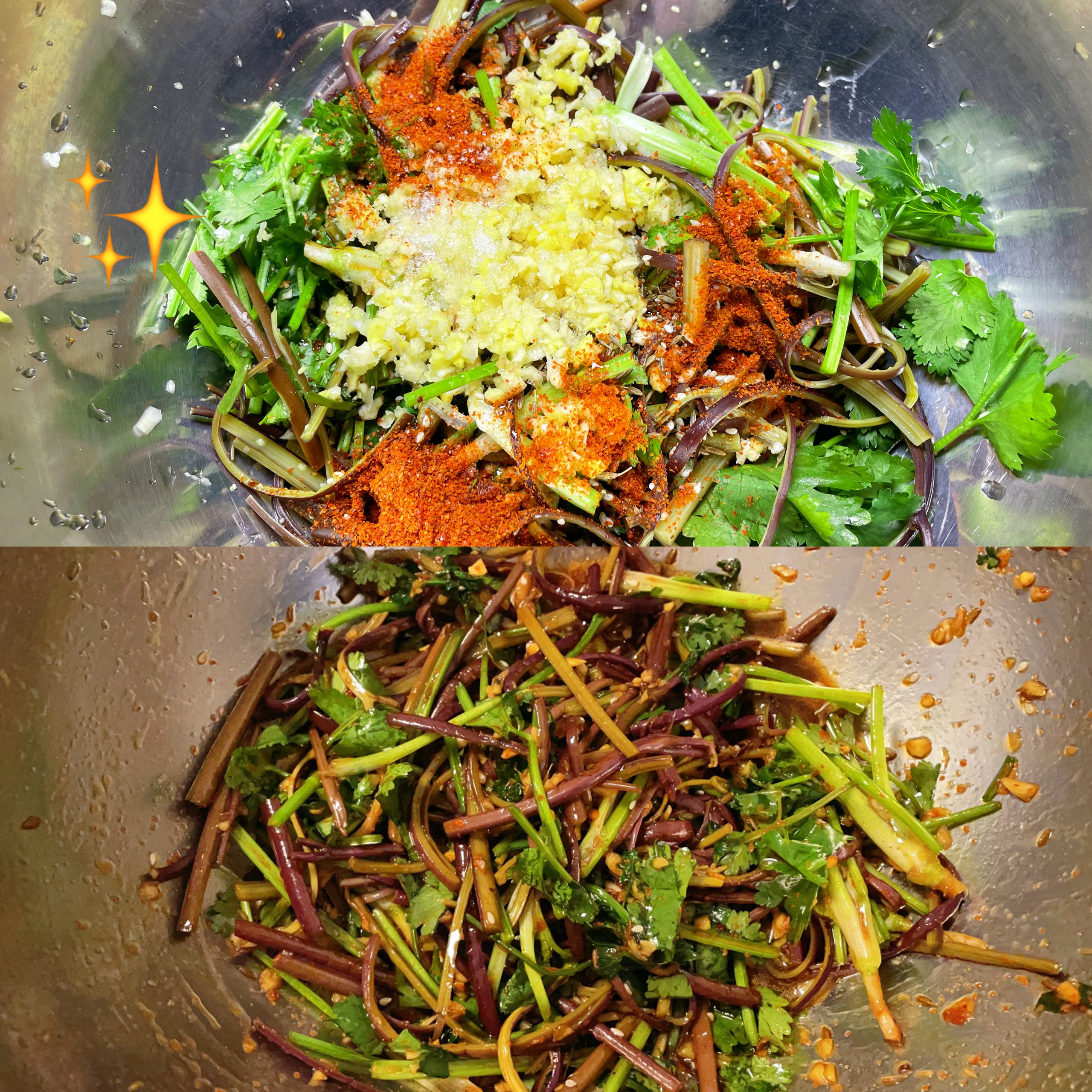 凉拌蕨菜的做法