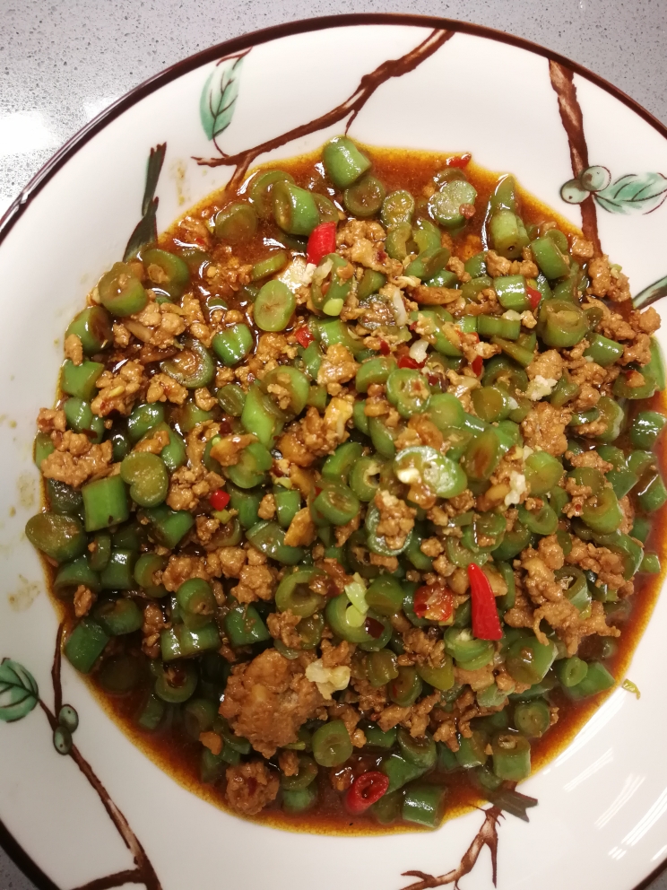 美膳品(小美)·四季豆肉糜下饭菜的做法