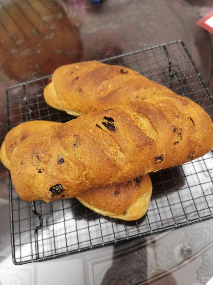 全麦红糖桂圆软欧包