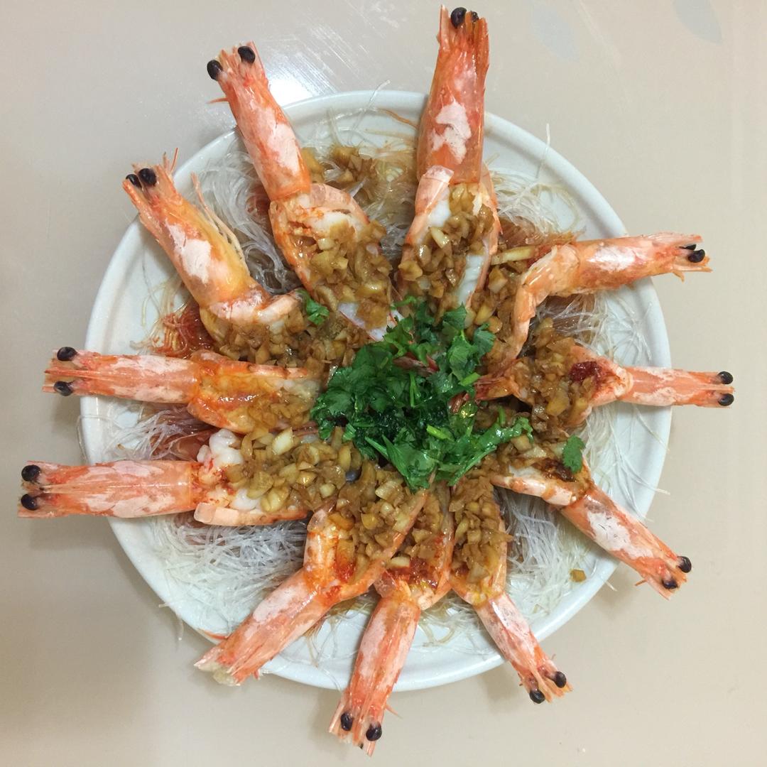 蒜蓉粉丝蒸虾