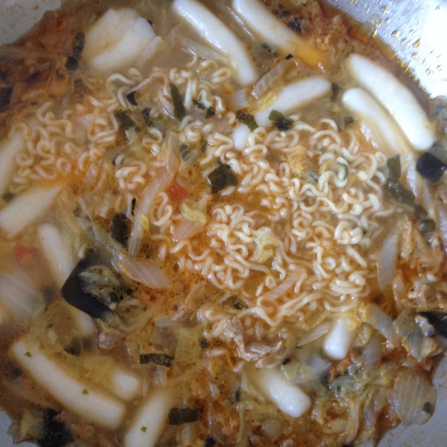韩式泡面辣炒年糕