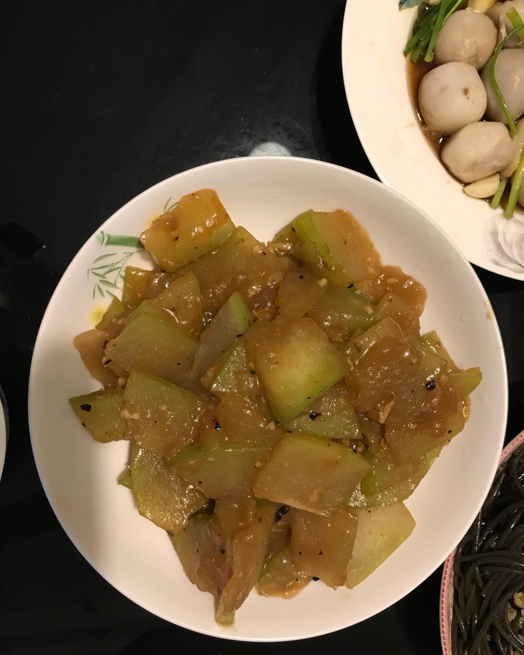 蚝油焖冬瓜