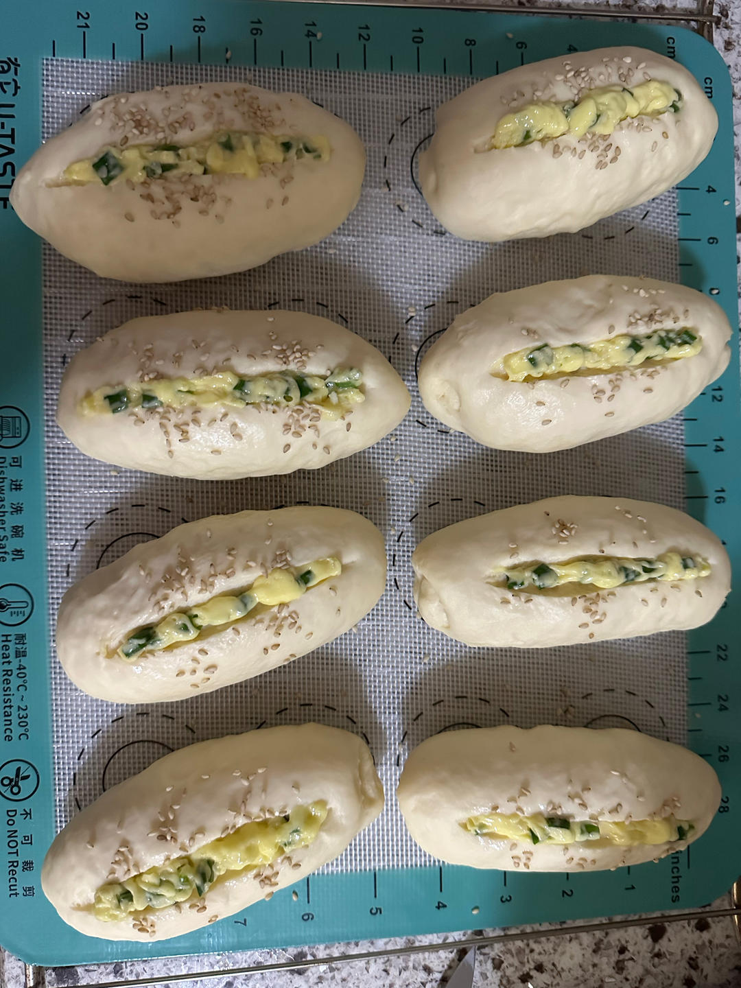 蒜香芝士火腿小吐司🍞超香！无法抗拒的咸口面包