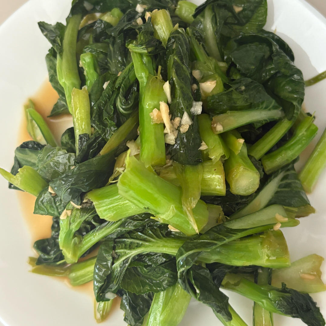 蒜蓉炒菜心
