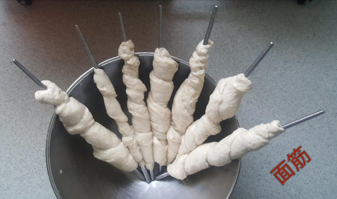 自制面筋1⃣️不用洗面版，操作简单，成功率百分百，内附卷面筋视频！
