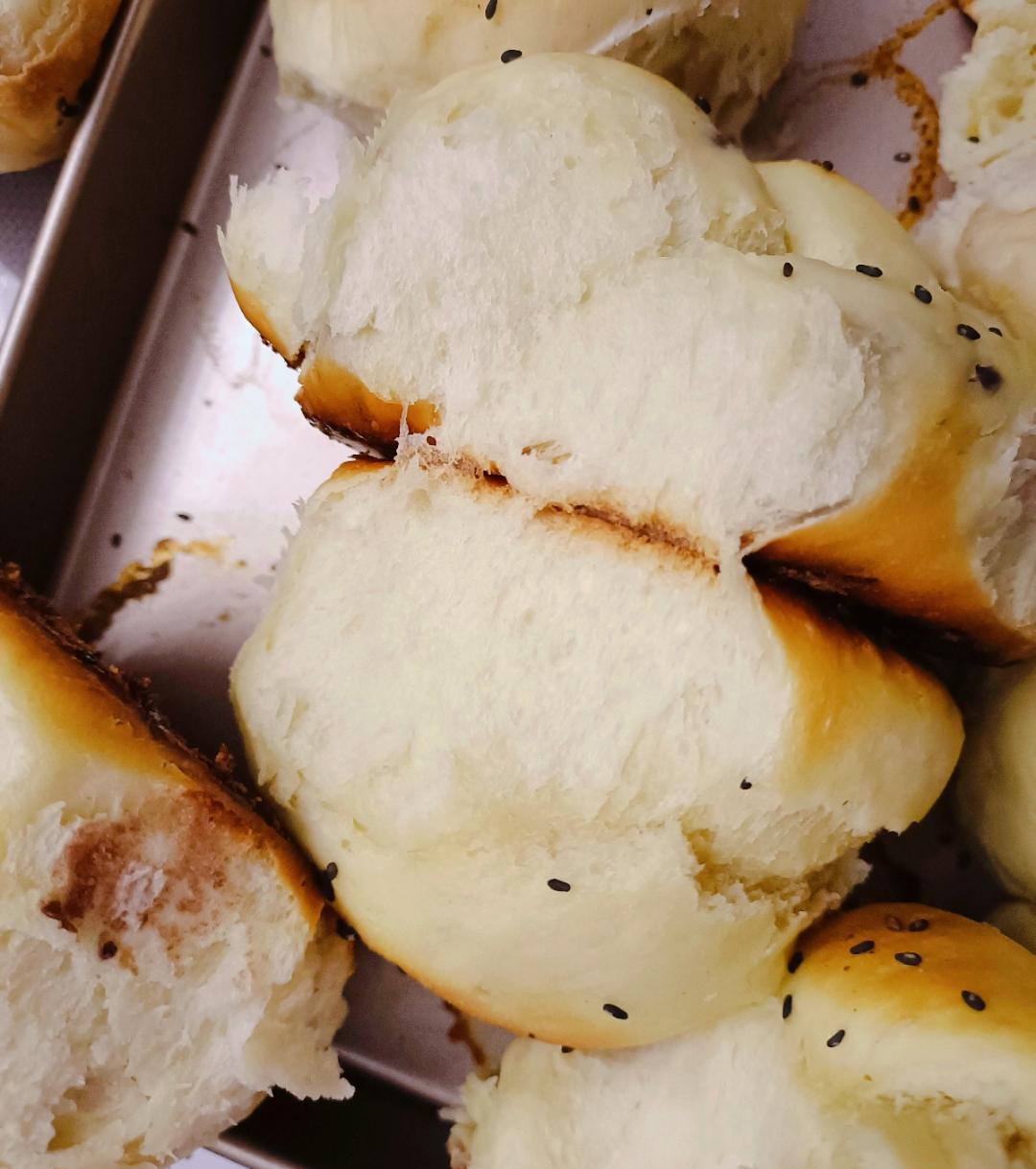 纯奶手撕吐司的做法 步骤1