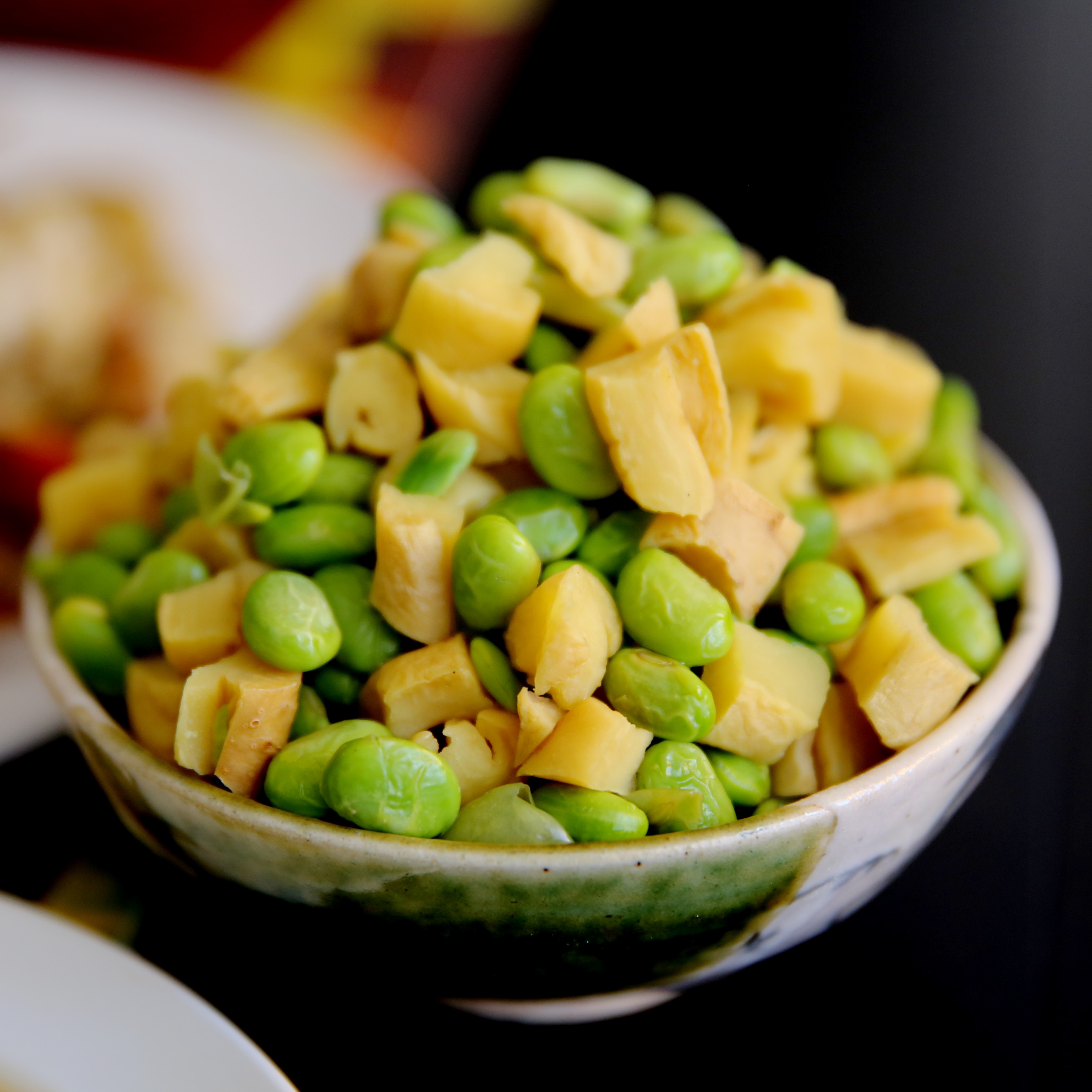 家常菜 毛豆炒萝卜干 洛凡-lola做的毛豆炒萝卜干 #午餐2014年9月29日