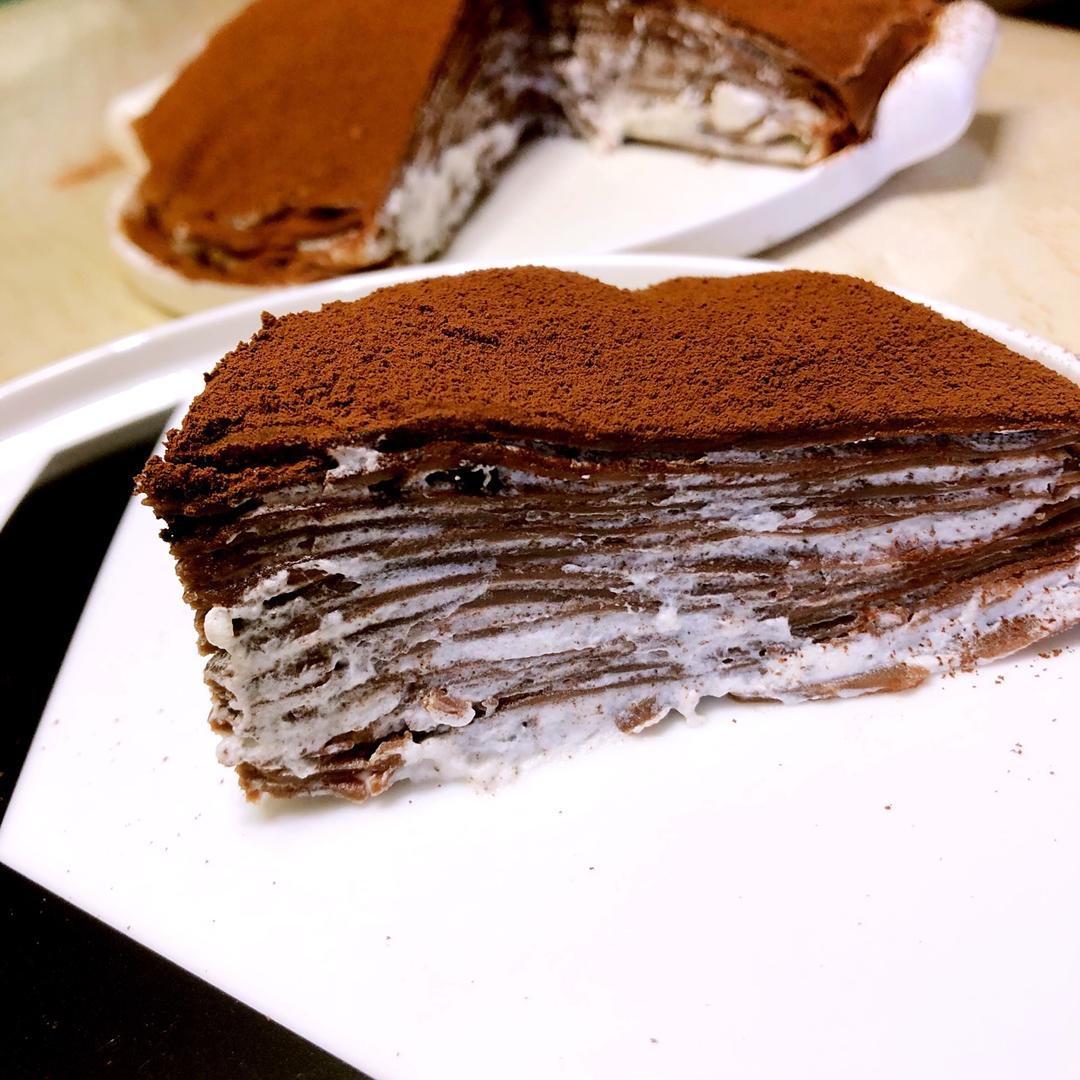 可可千层可丽饼