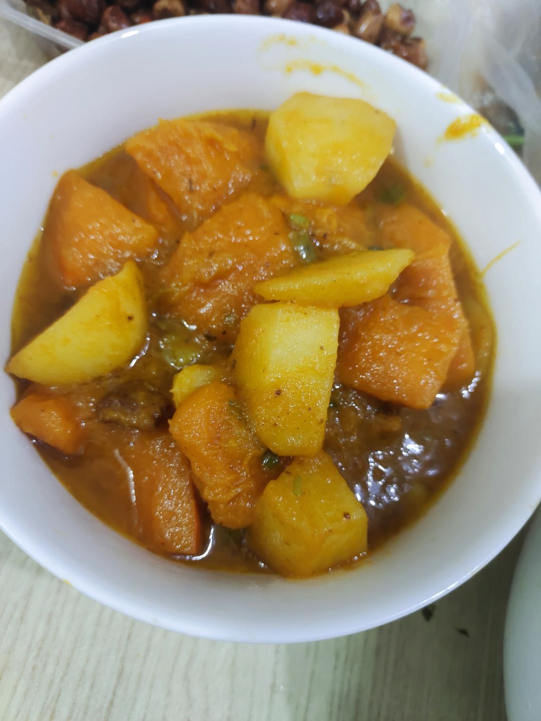 猪肉都不换的焖南瓜～吃起来糯糯甜甜咸咸的！