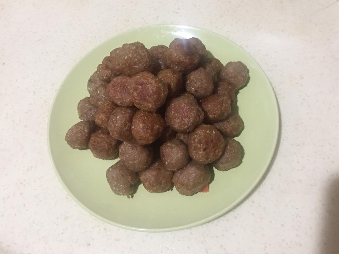 牛肉丸子 爸妈手作