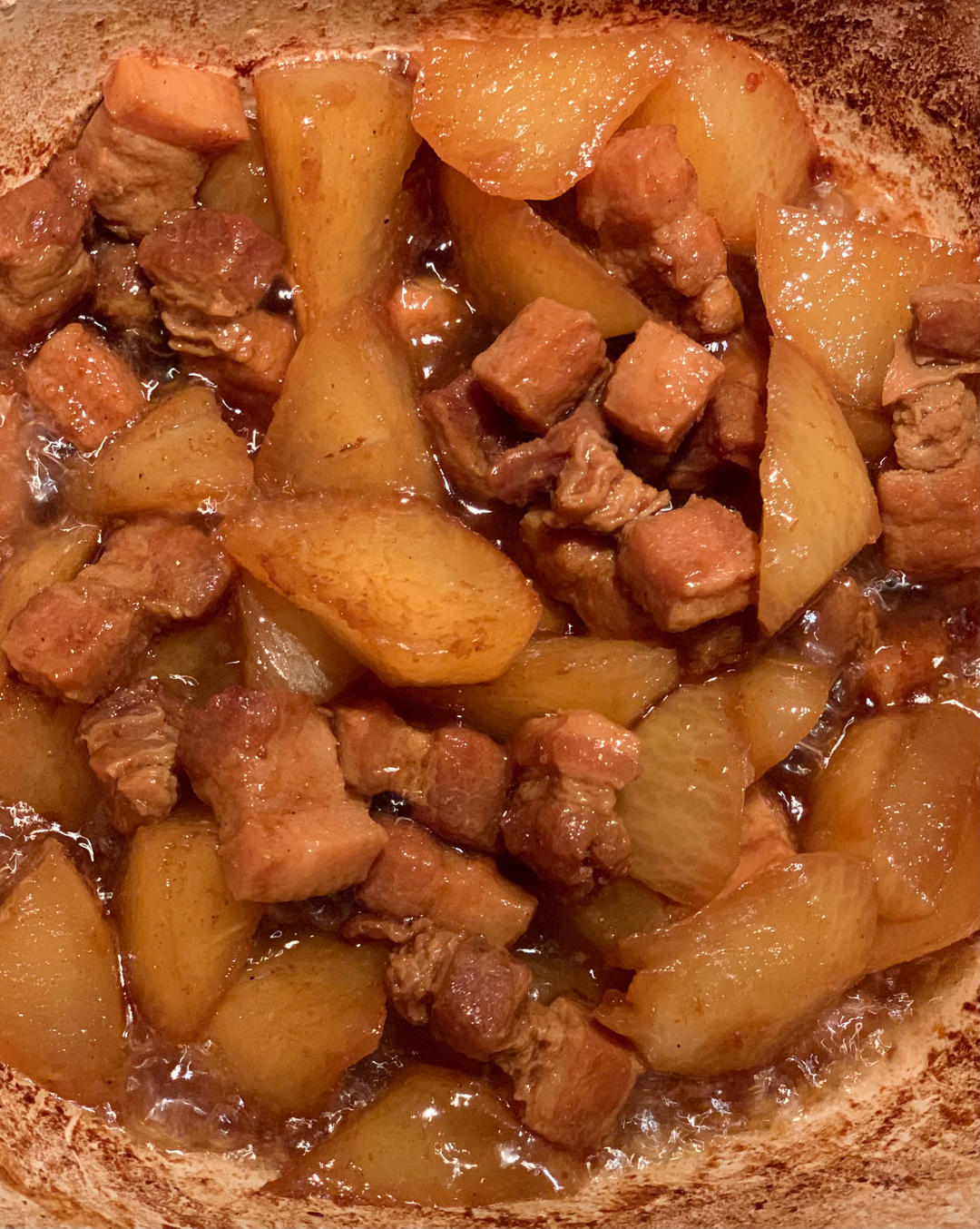 五花肉烧萝卜（拌卤汁能吃两碗饭😋😋）