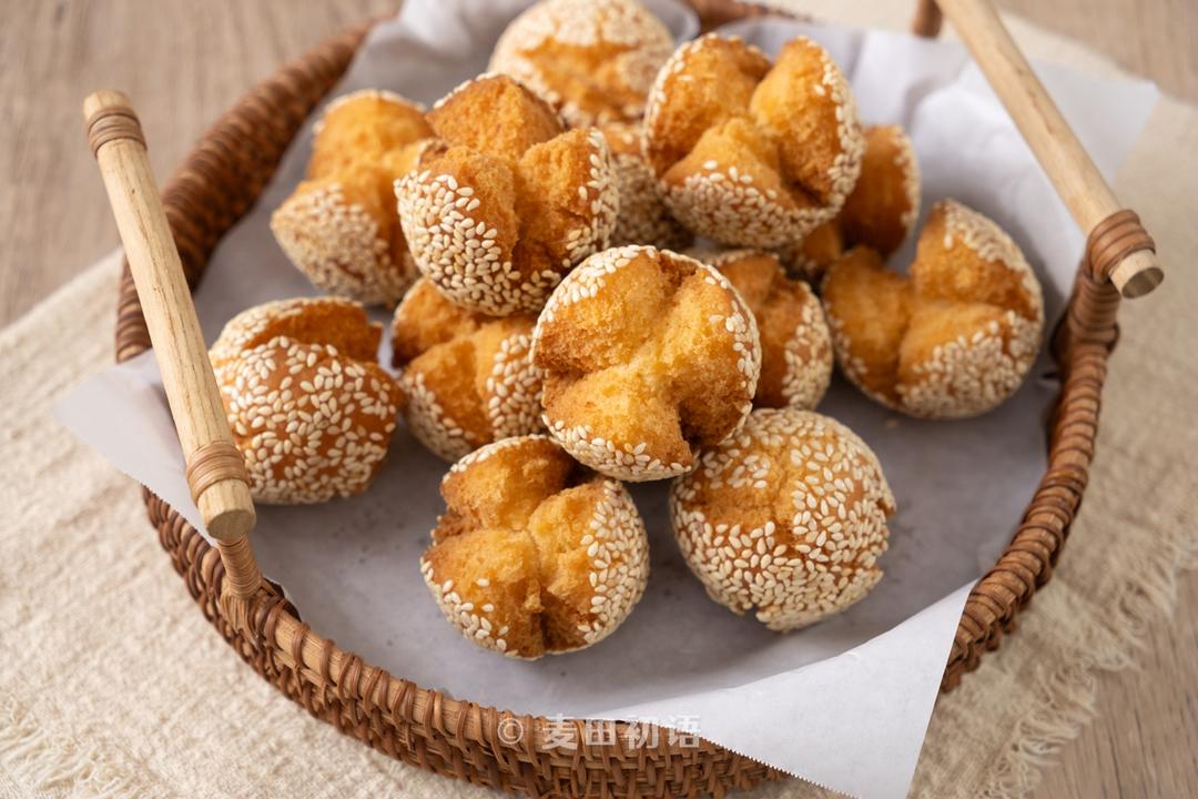 外脆里酥的开口笑