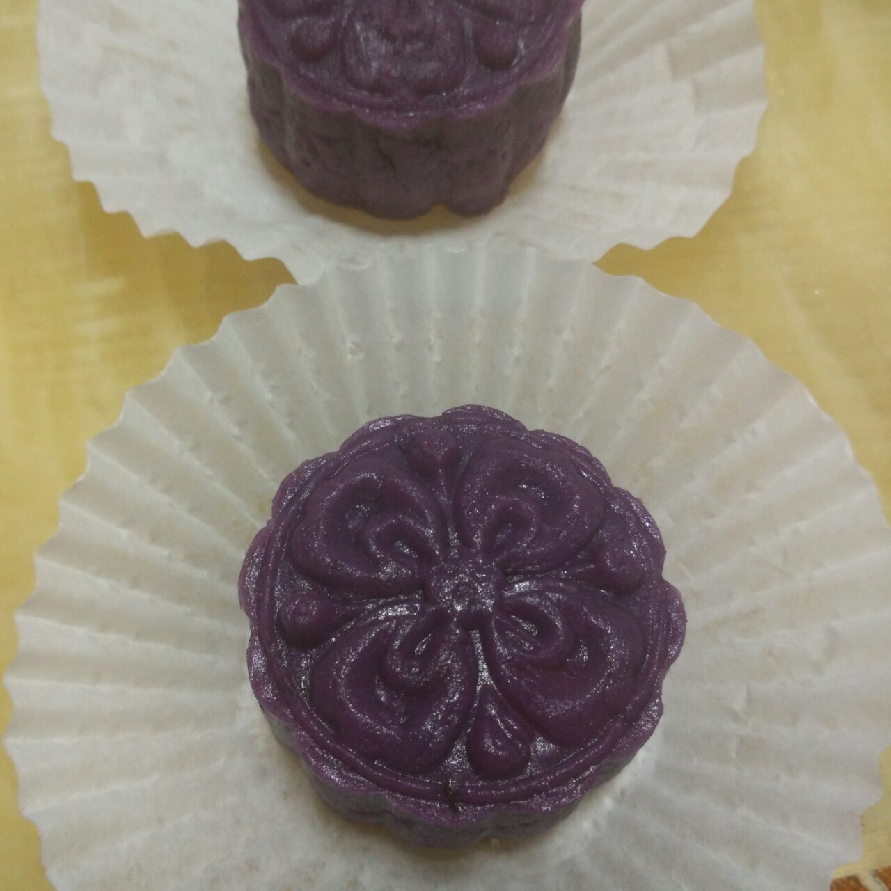 紫薯奶黄月饼（不需烤箱的月饼）