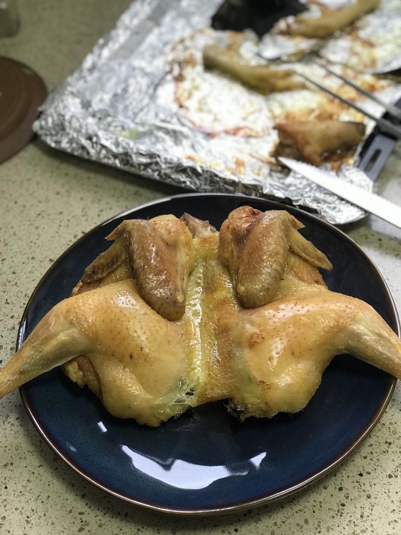 田螺姑娘超级简单不用腌制脆皮烤鸡