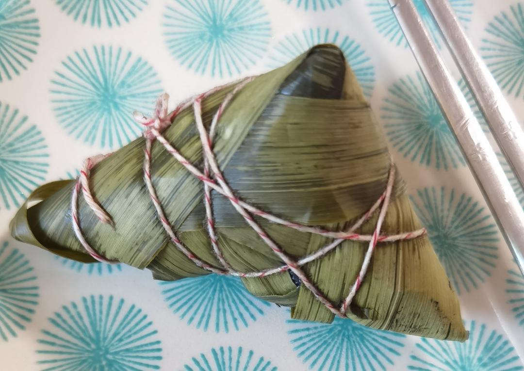 粽子包法之三            小脚粽