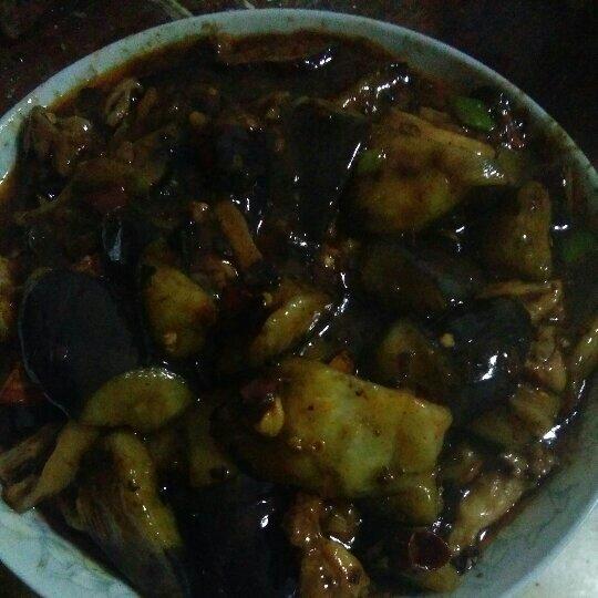 红烧肉沫茄子