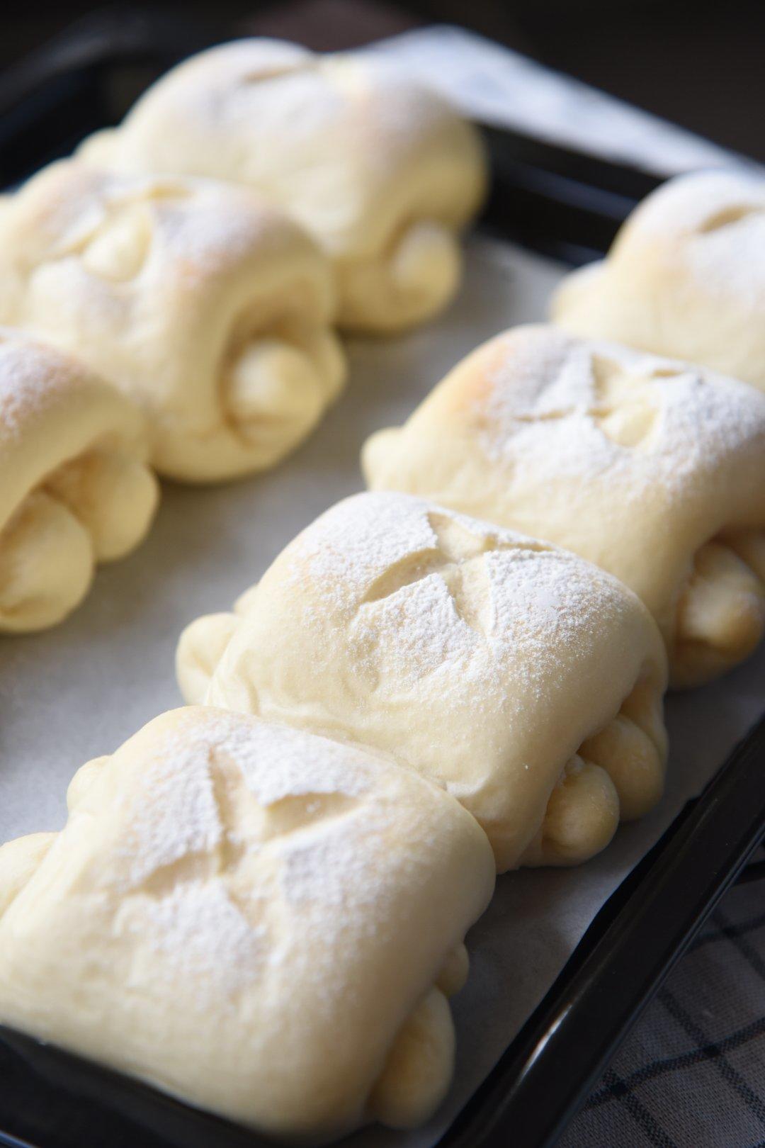 日式牛奶面包卷，松软到不行的一款