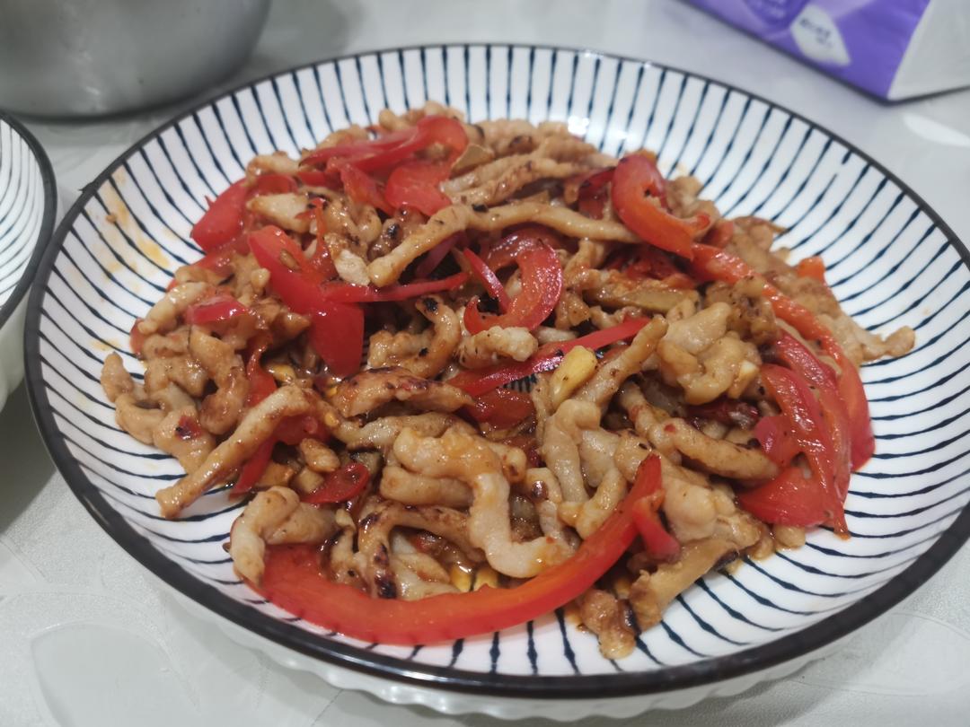 红椒肉丝（甜椒肉丝）