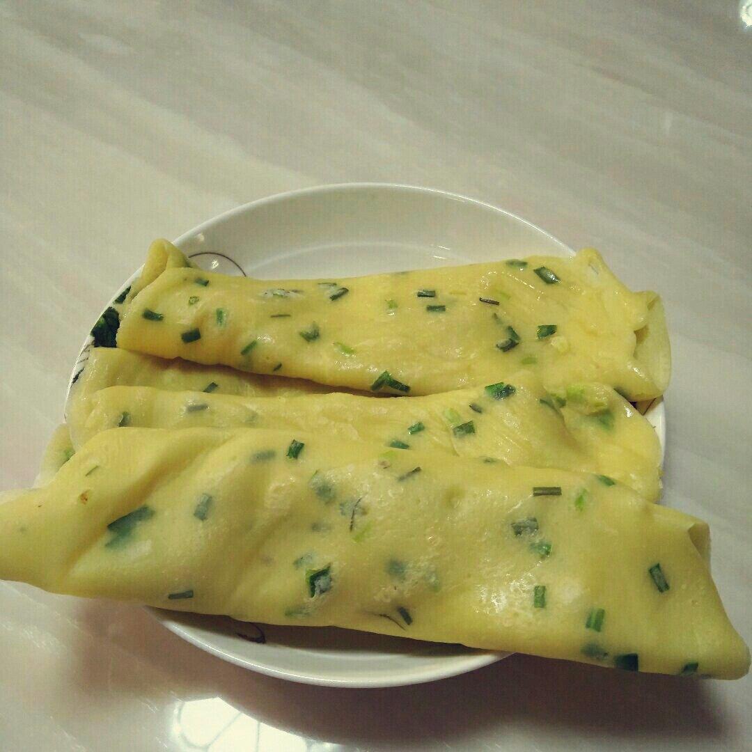 10分钟 超快手香葱鸡蛋饼