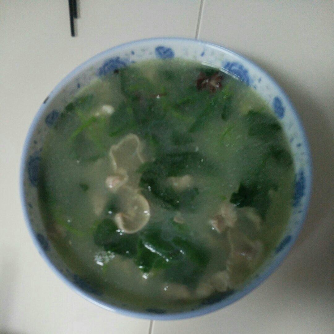 菠菜羊肉粉丝汤