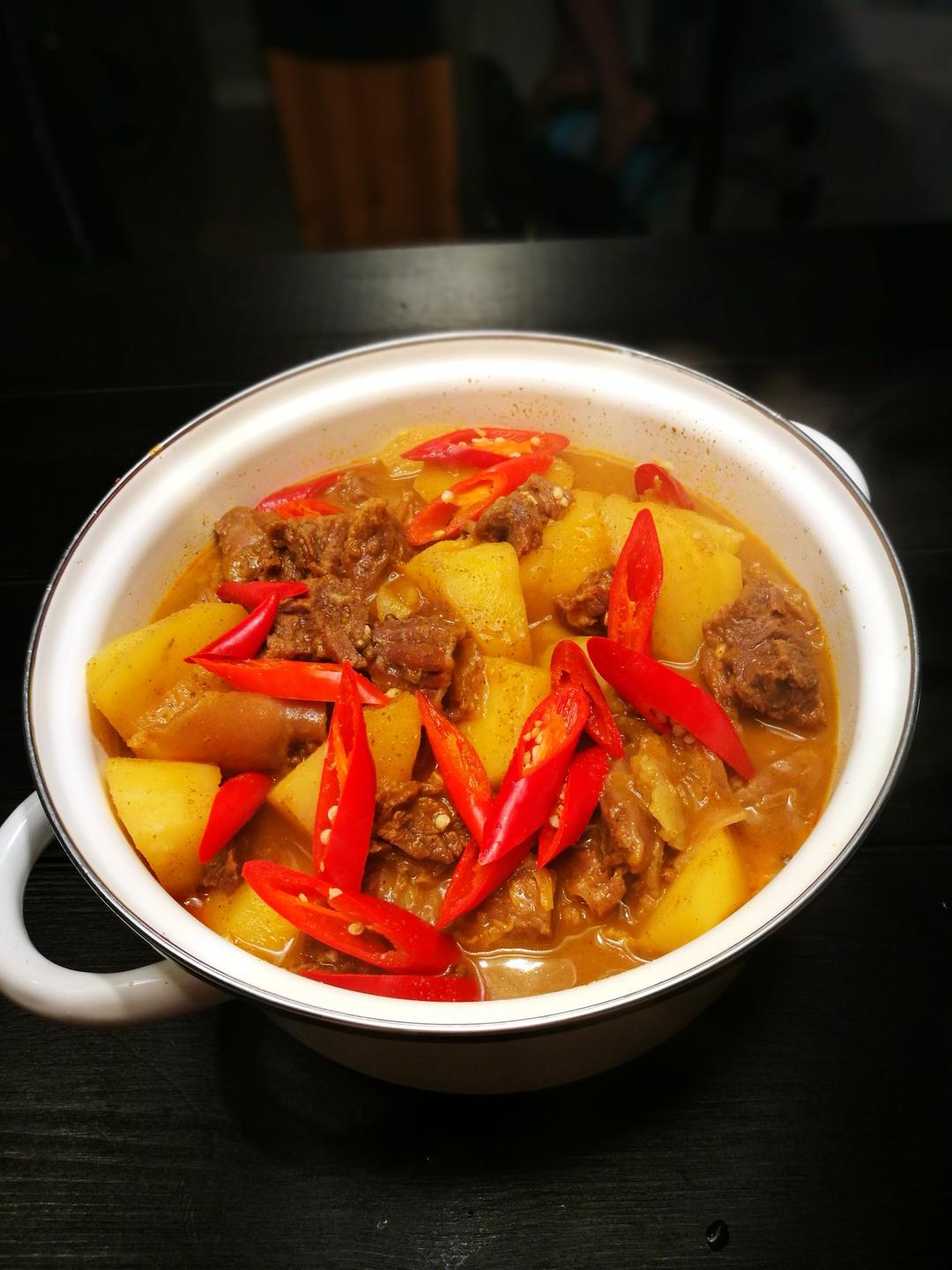 【山姆厨房】泰式红咖喱牛腩panang curry with beef