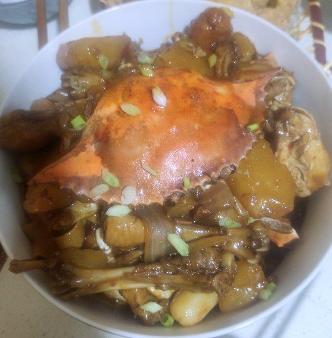 胖哥俩肉蟹煲