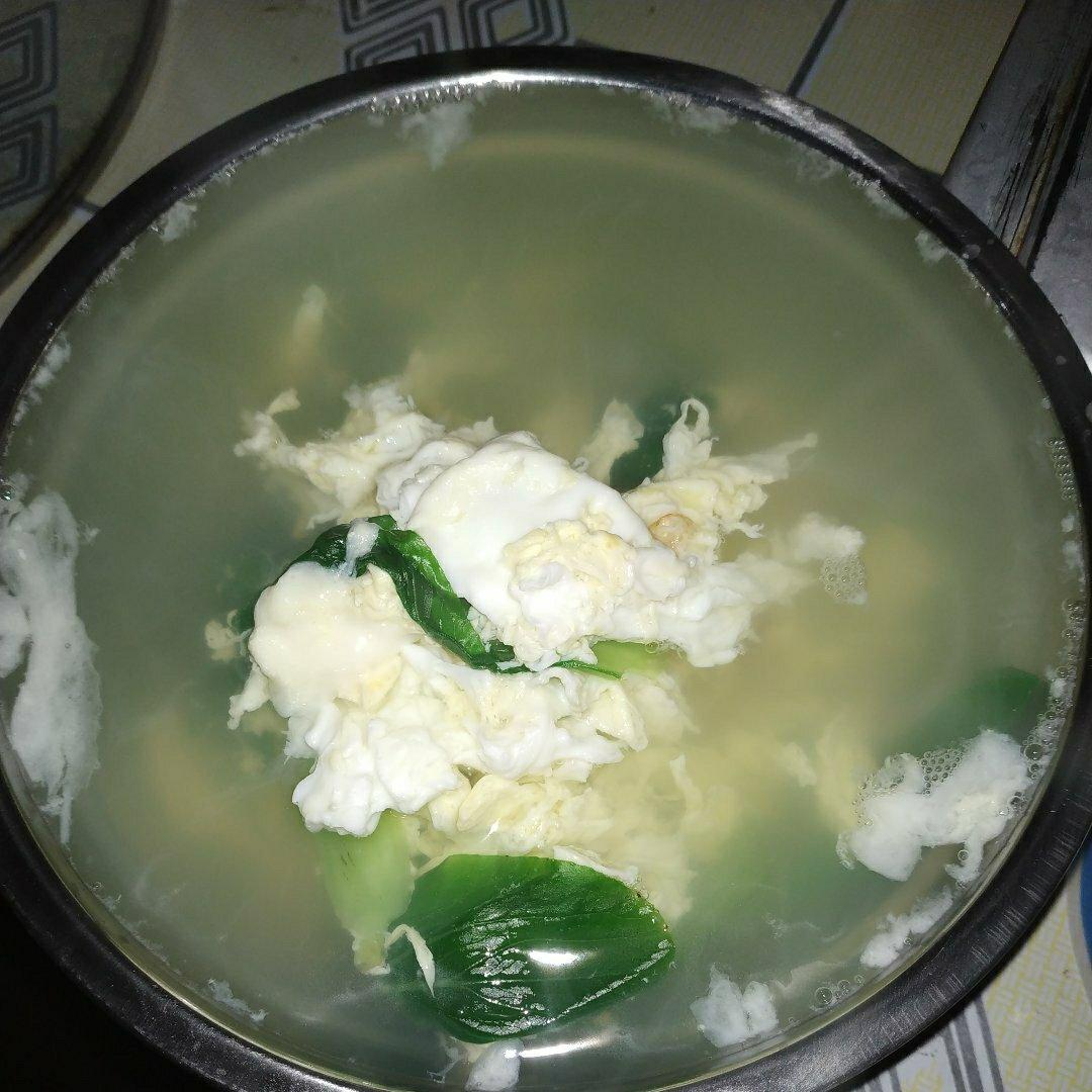 青菜蛋花汤