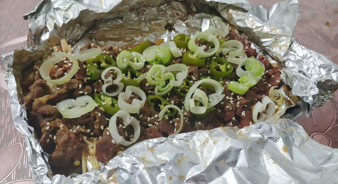平底锅锡纸牛肉（超快手）