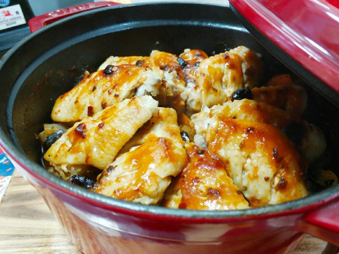 时蔬焖鸡翅——staub珐琅铸铁锅