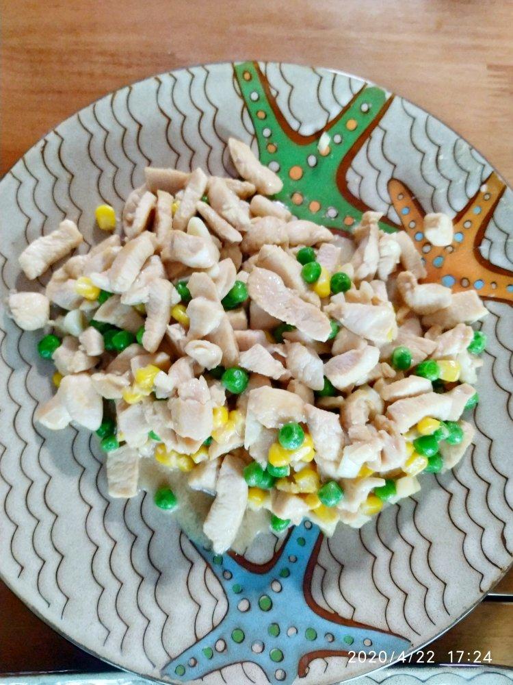 减脂餐！鸡胸肉炒三丁