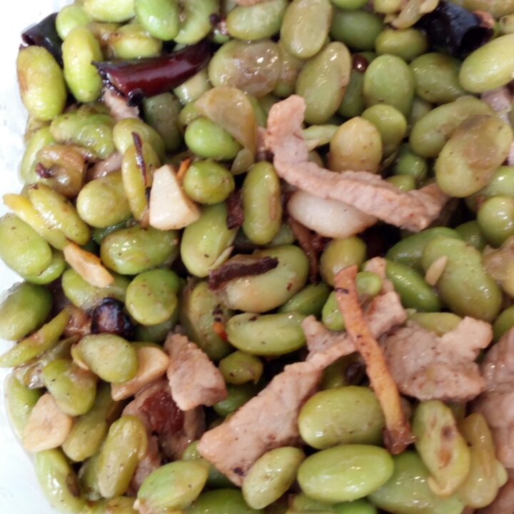 毛豆肉丝